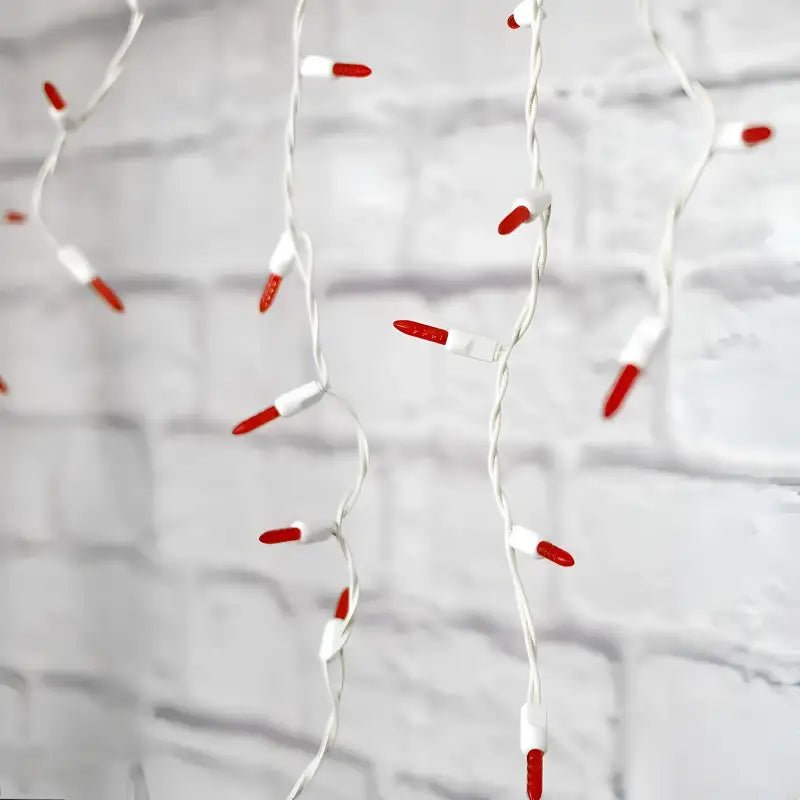 Shop For 70 M5 Red LED Icicle Lights