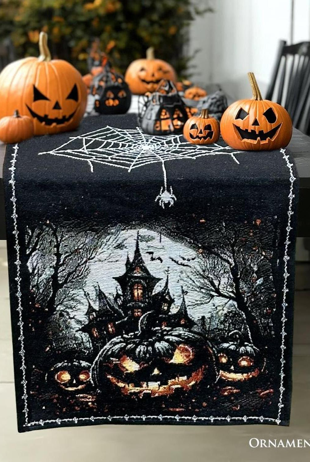 72" Haunted Horrors Table Runner