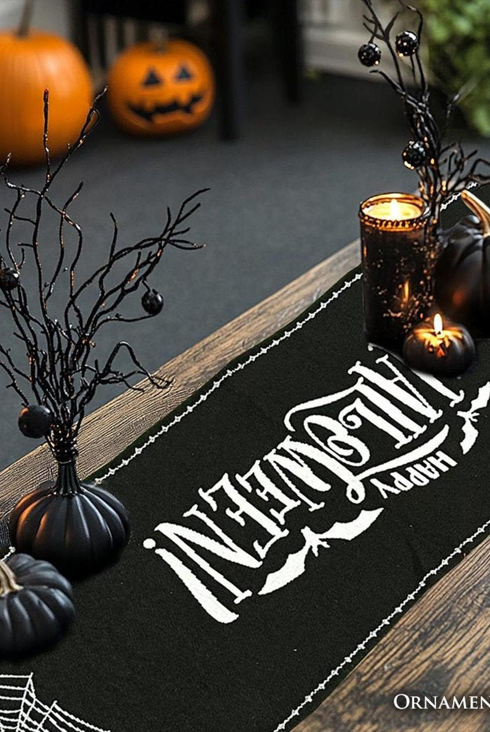 72" Haunted Horrors Table Runner