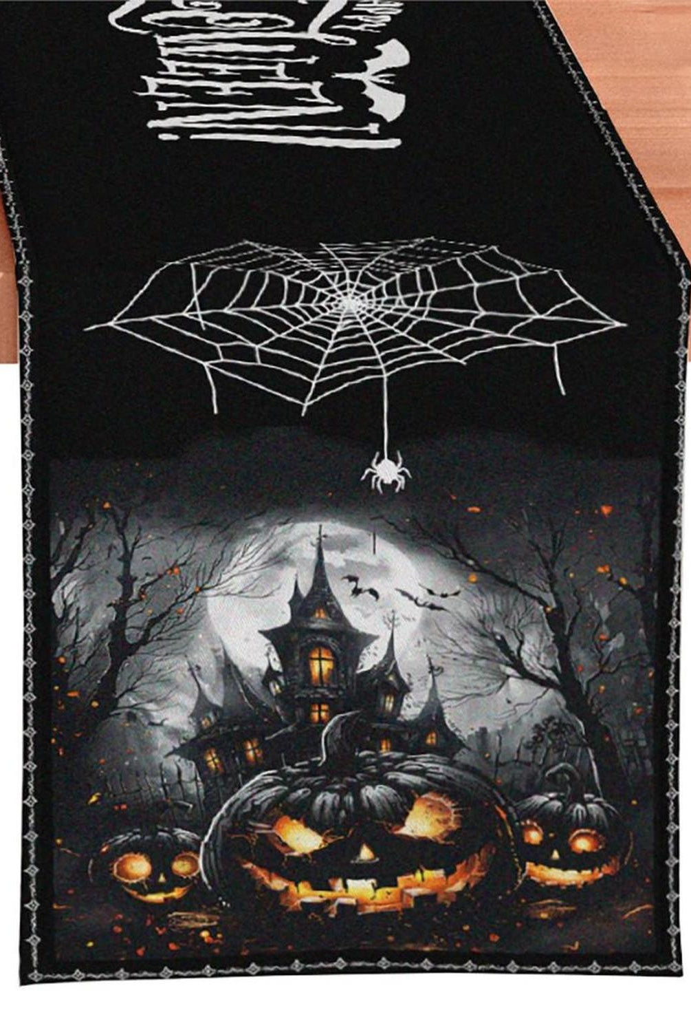 72" Haunted Horrors Table Runner