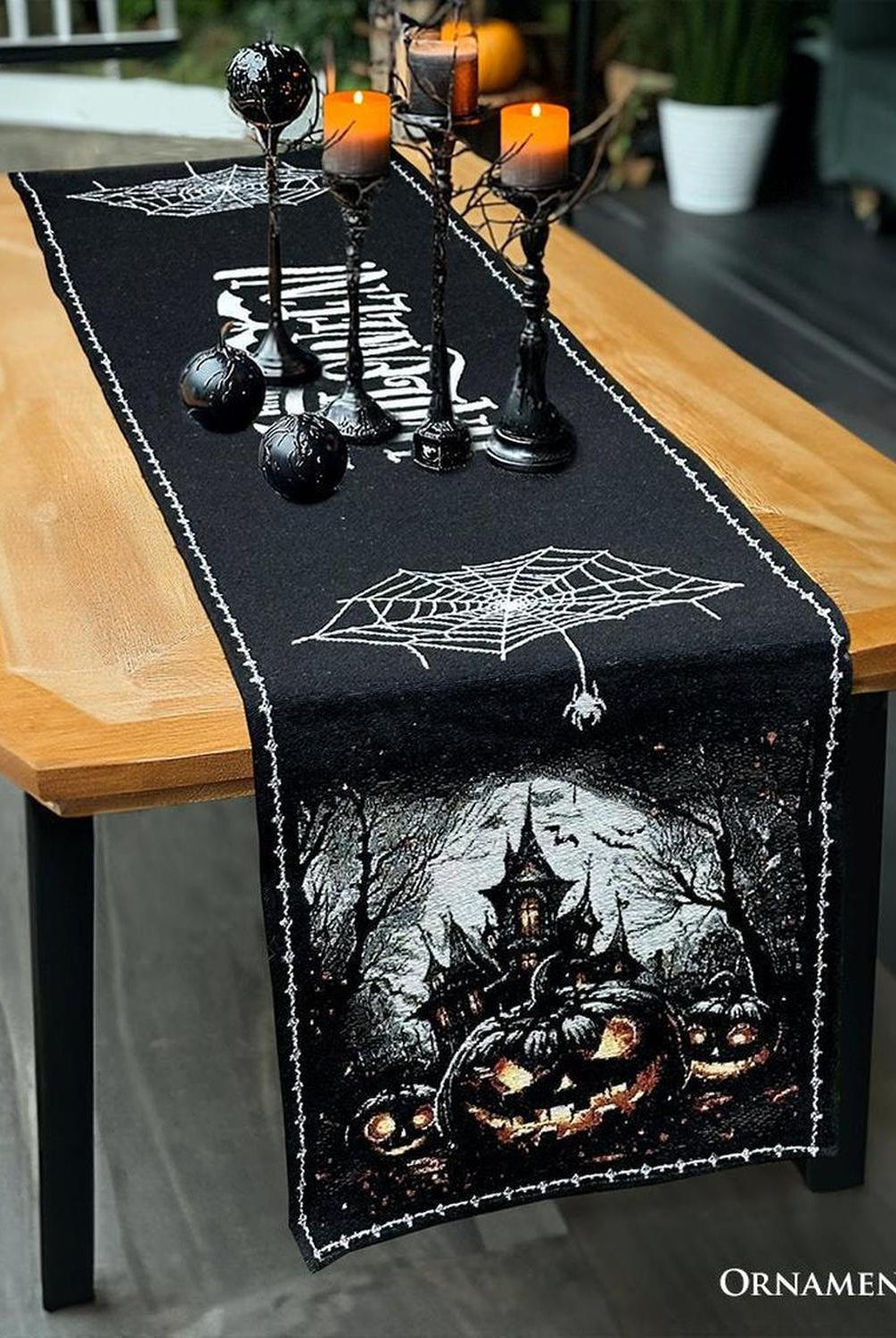 72" Haunted Horrors Table Runner