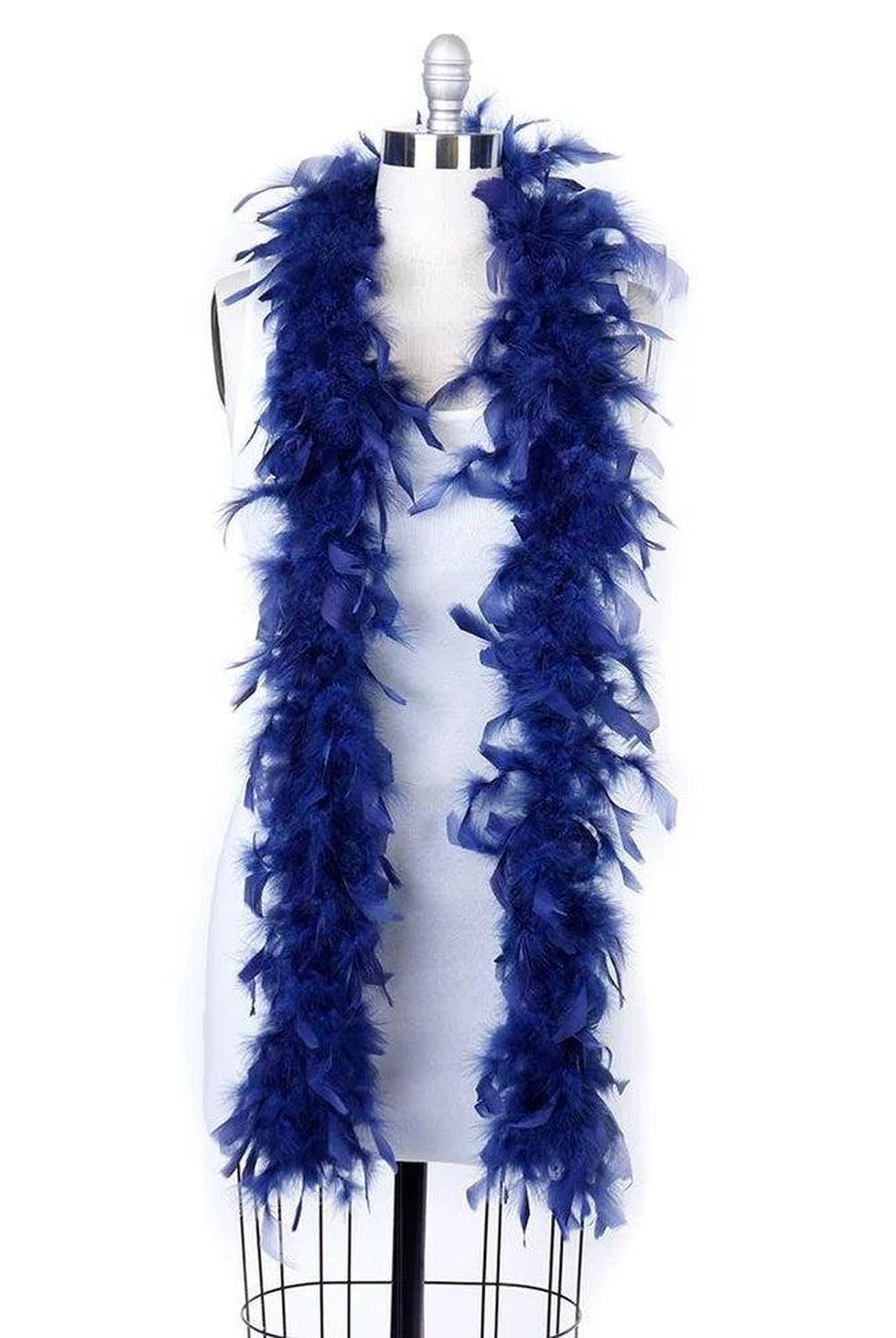 Shop For 72in Chandelle Boas: Navy Blue