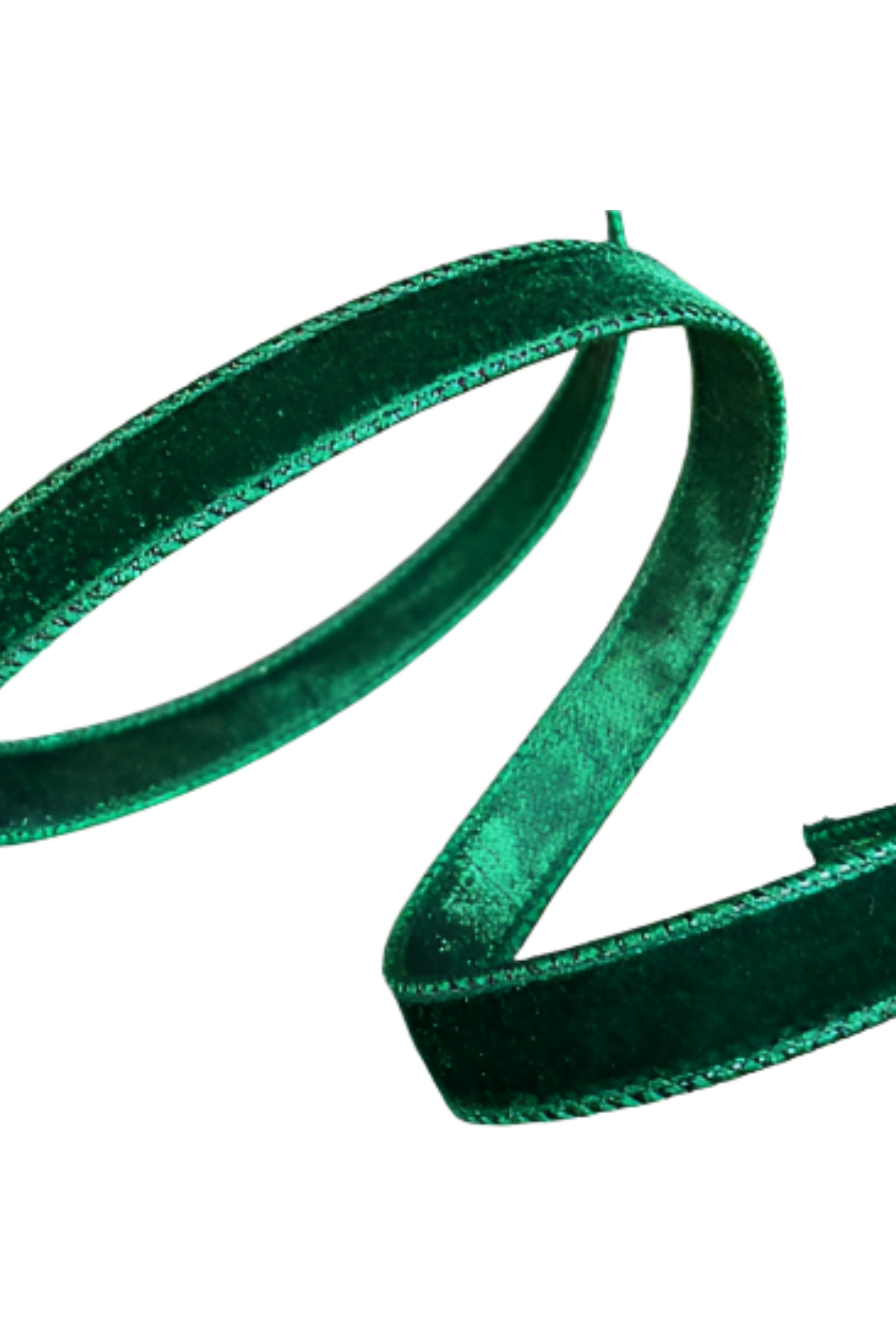 Shop For .75" Velvet Luster Ribbon: Emerald Green (10 Yards)
