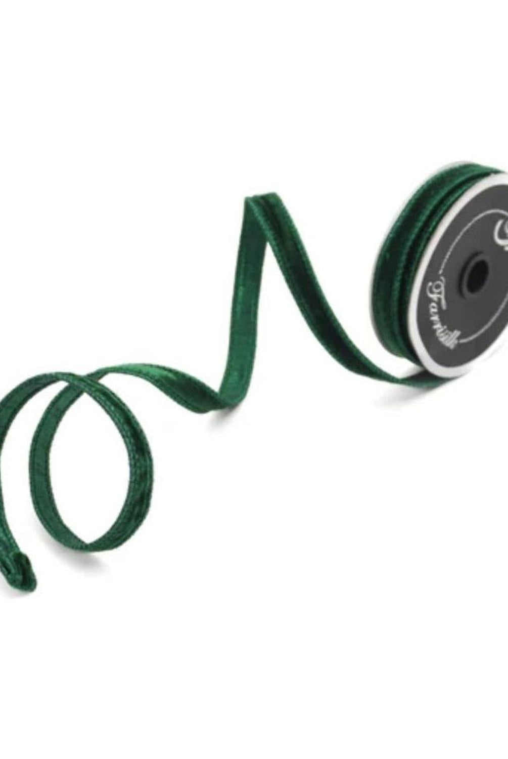 .75" Velvet Luster Ribbon: Emerald Green (10 Yards)