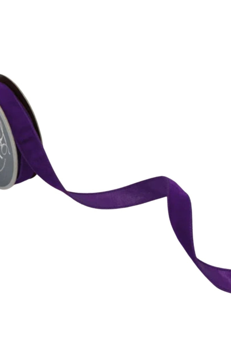Shop For .75" Velvet Luster Ribbon: Purple (10 Yards)