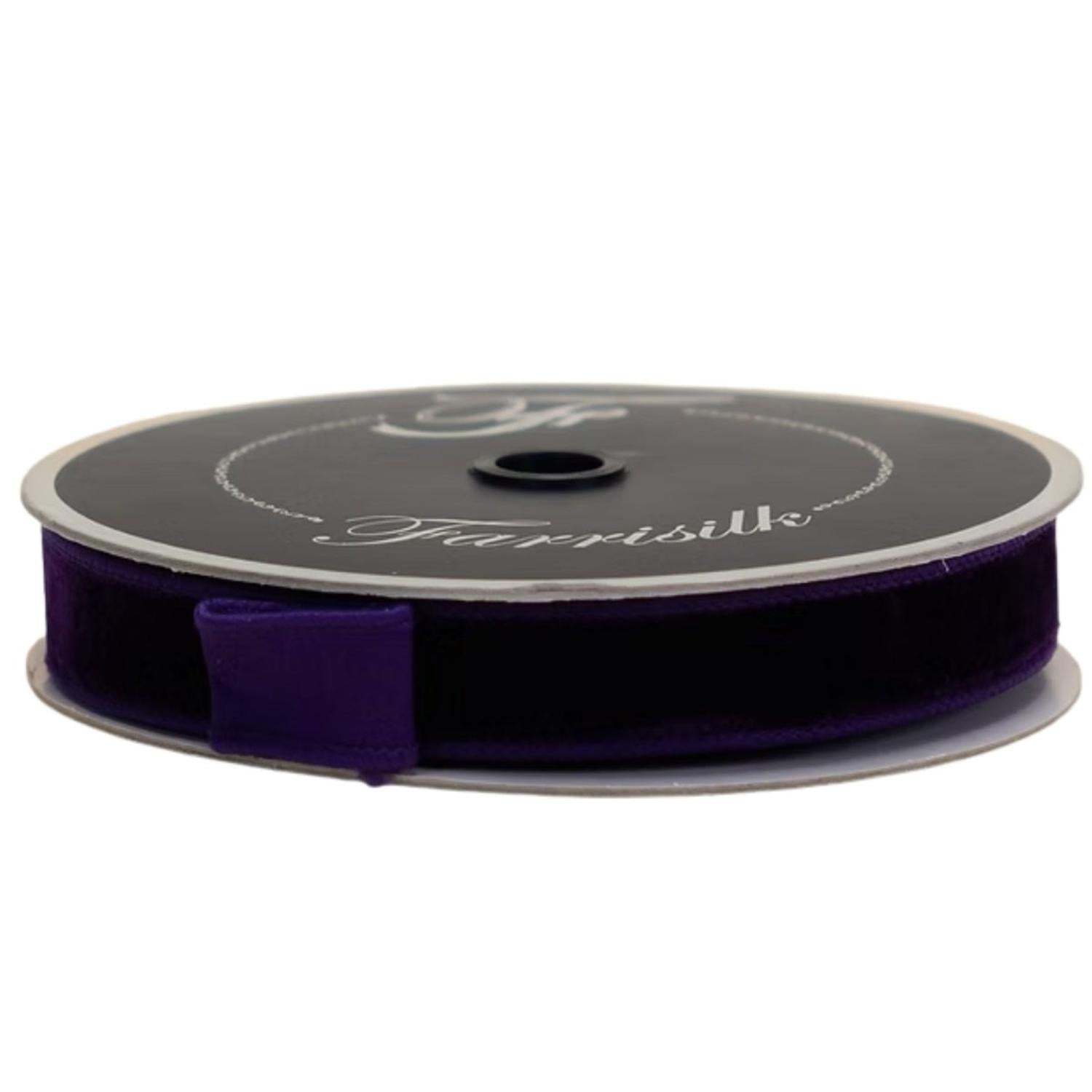 .75" Velvet Luster Ribbon: Purple (10 Yards)