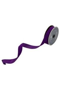 Shop For .75" Velvet Luster Ribbon: Purple (10 Yards) at Michelle's aDOORable Creations