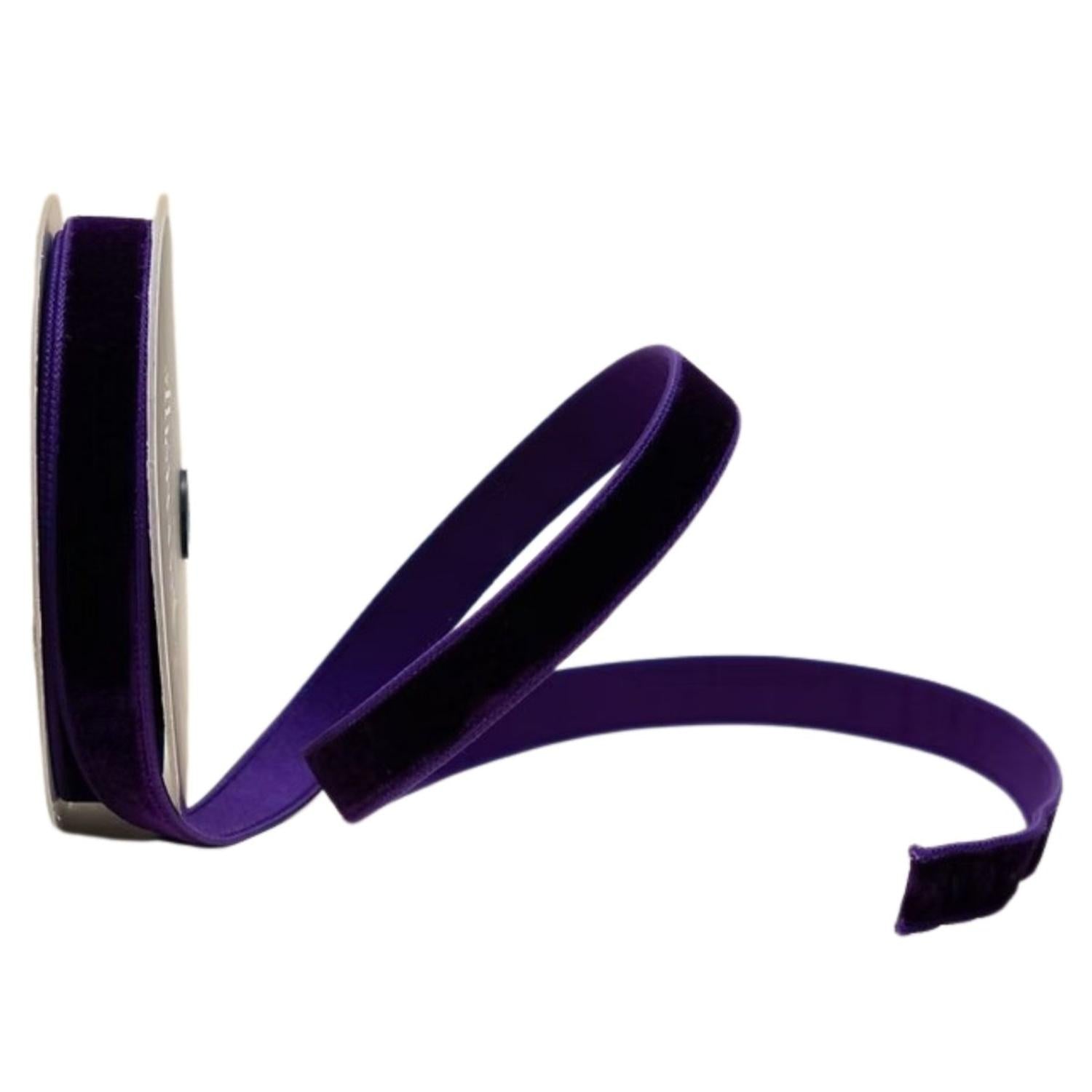 .75" Velvet Luster Ribbon: Purple (10 Yards)