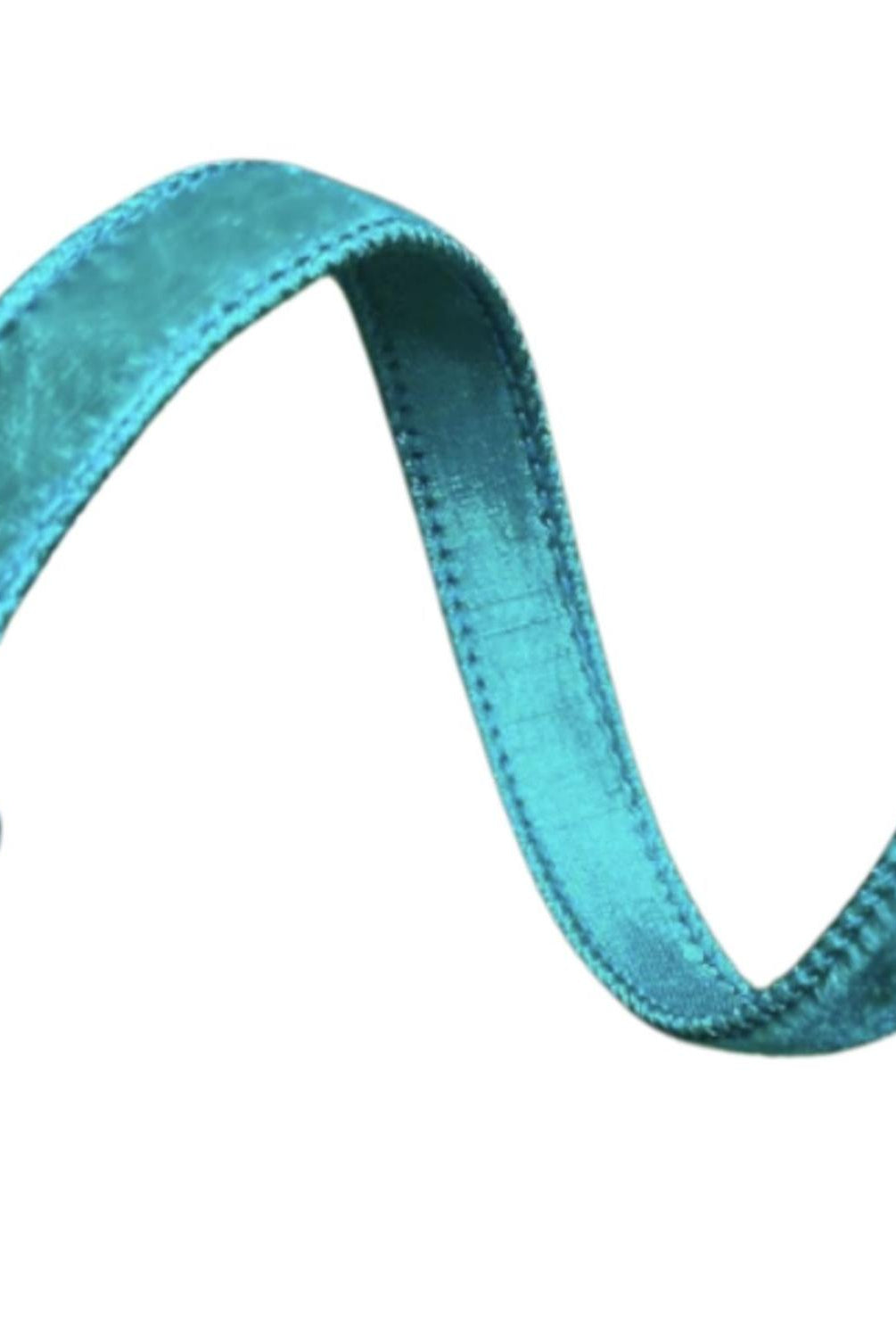 .75" Velvet Luster Ribbon: Teal (10 Yards)