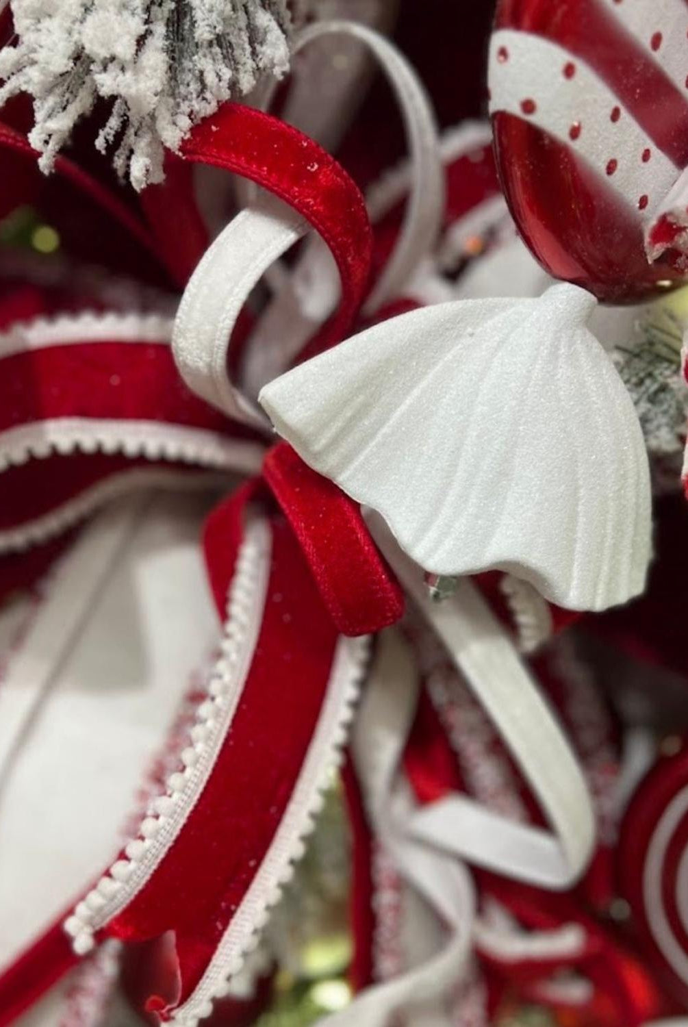 .75" Velvet Luster Ribbon: White (10 Yards)