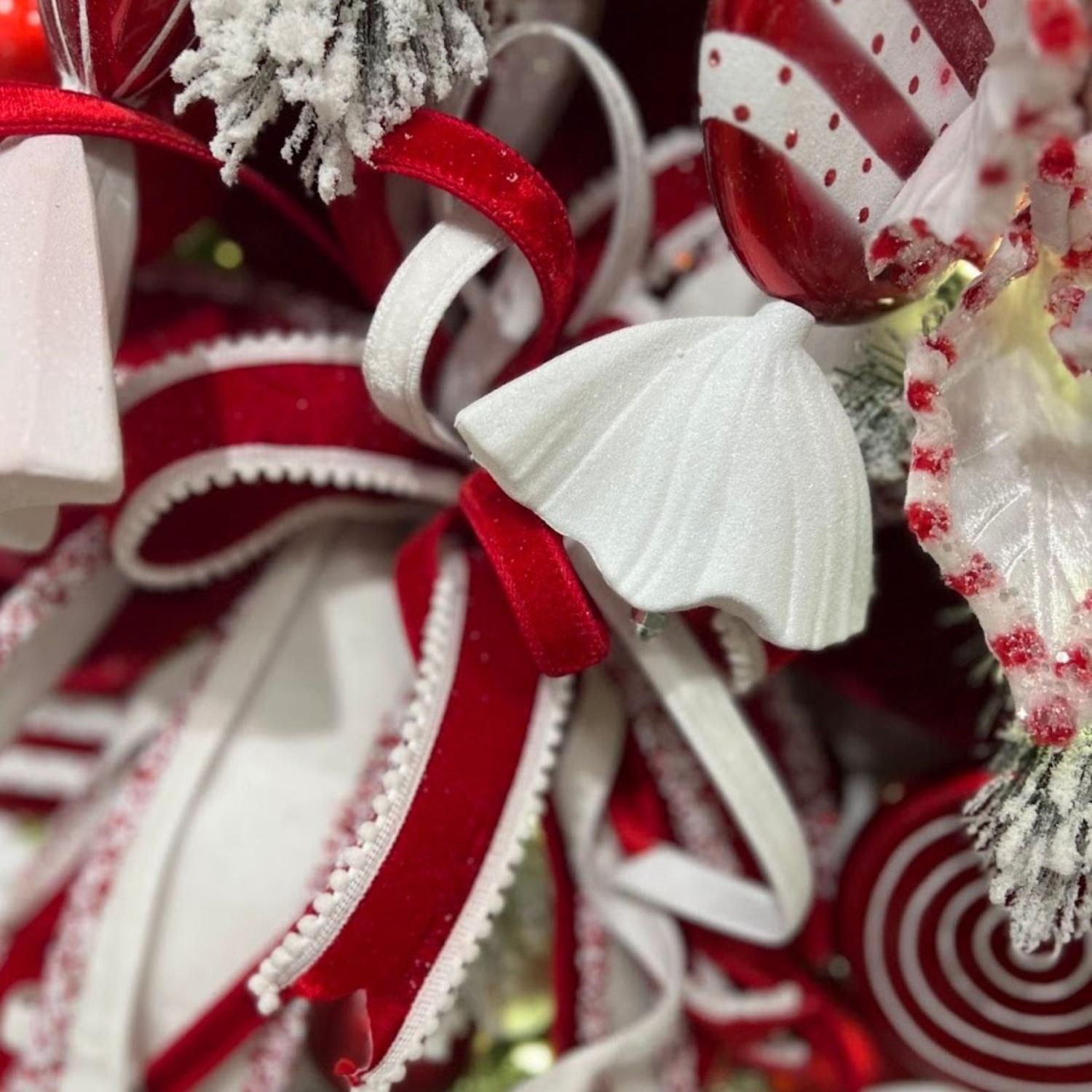 Shop For .75" Velvet Luster Ribbon: White (10 Yards)