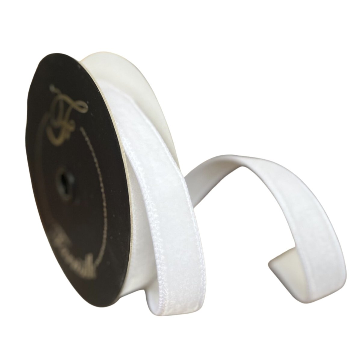 Shop For .75" Velvet Luster Ribbon: White (10 Yards)