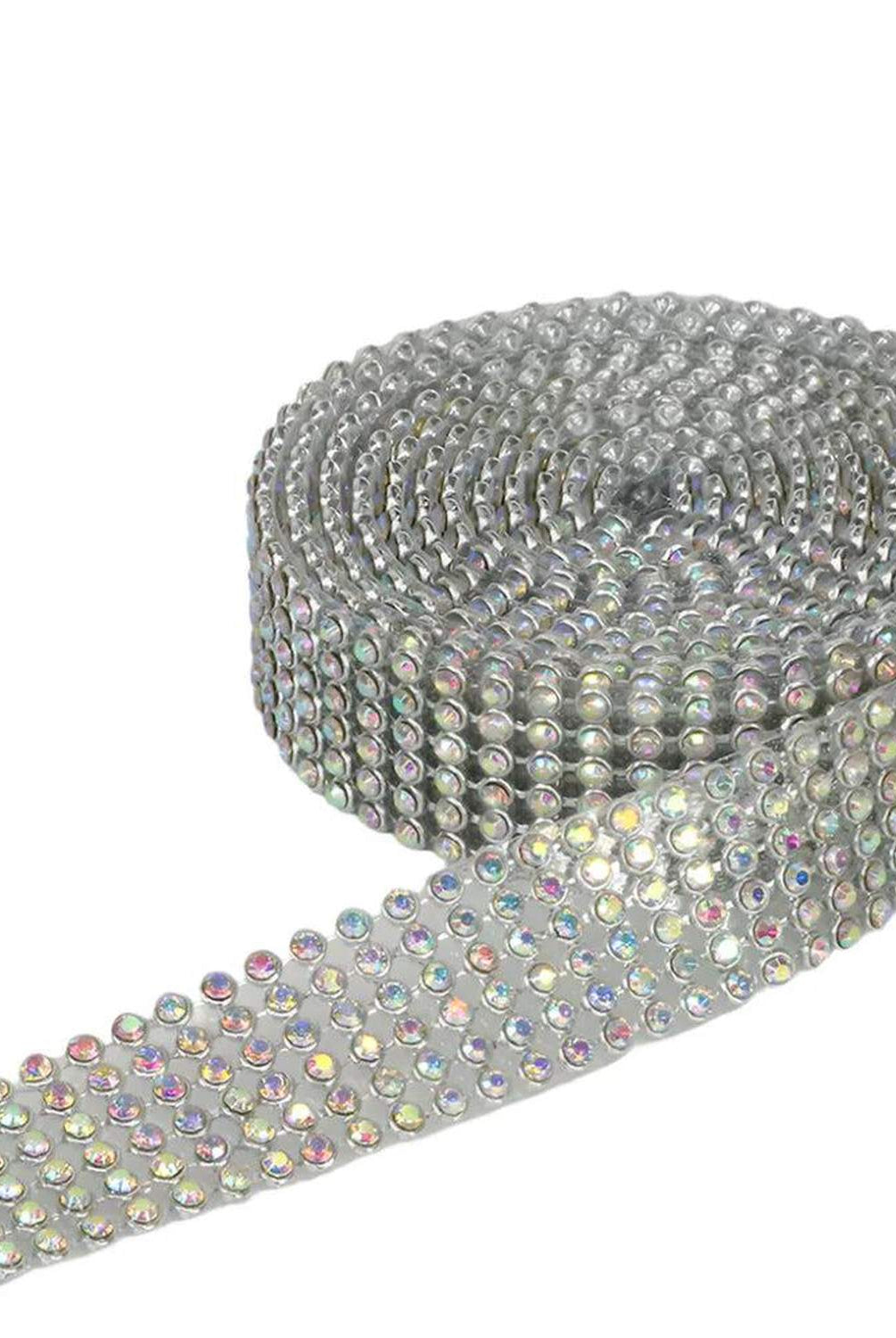 Shop For .75in Rhinestone Ribbon: Iridescent (2 Yards)