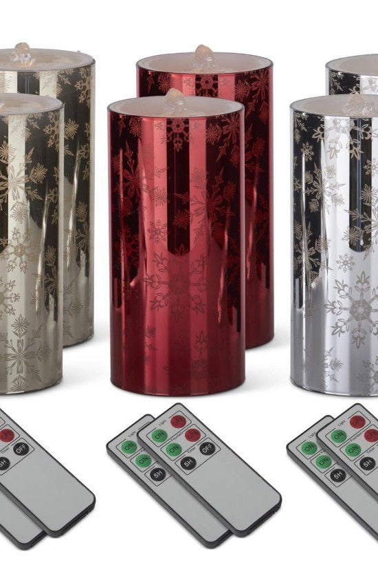 Shop For 7.75in Mirrored LED Water Candles