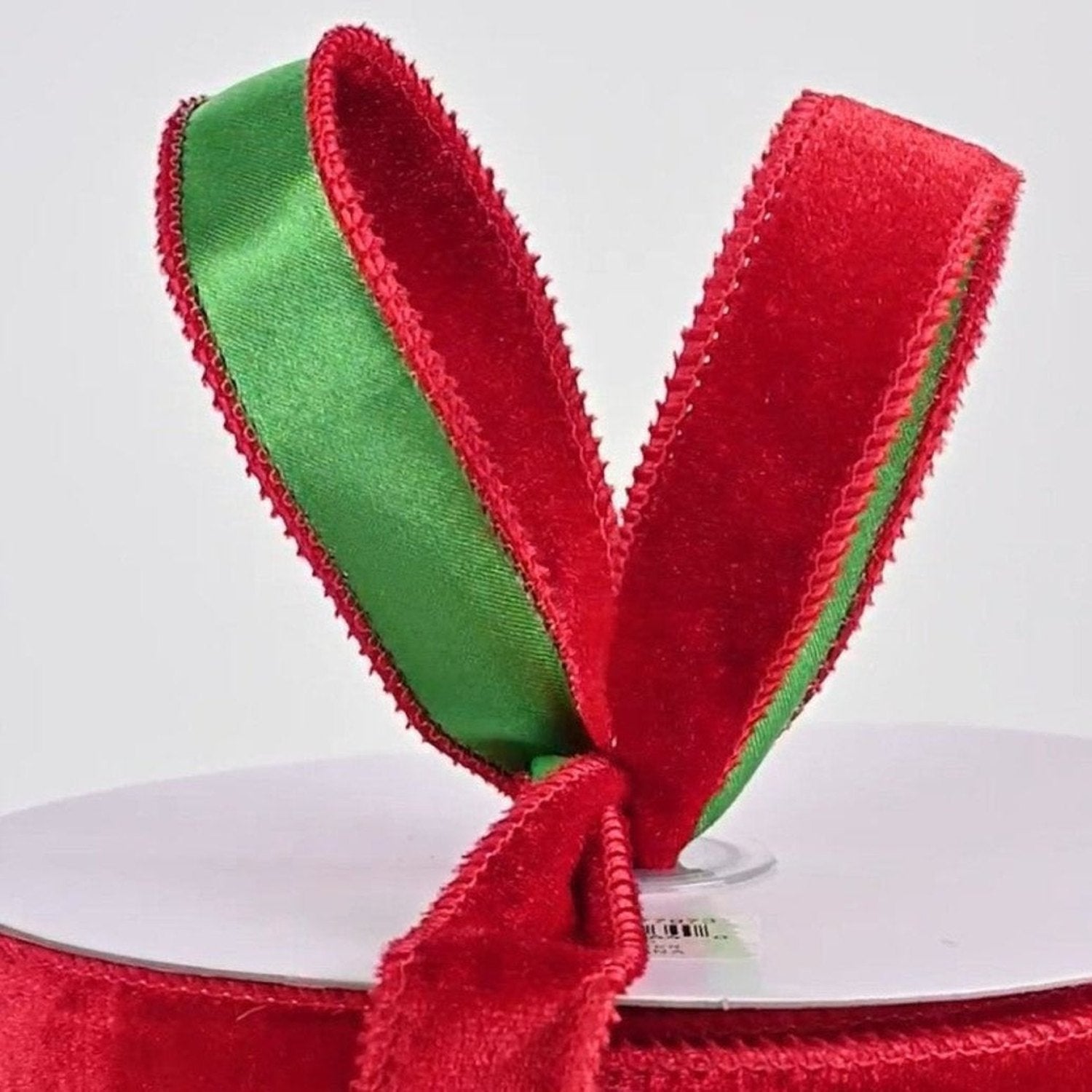 Shop For 7/8" Deluxe Velvet Satin Backing Ribbon: Red/ Green (10 Yards)