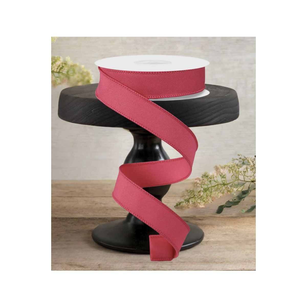 Shop For 7/8" Diagonal Weave Ribbon: Hot Pink (10 Yards)