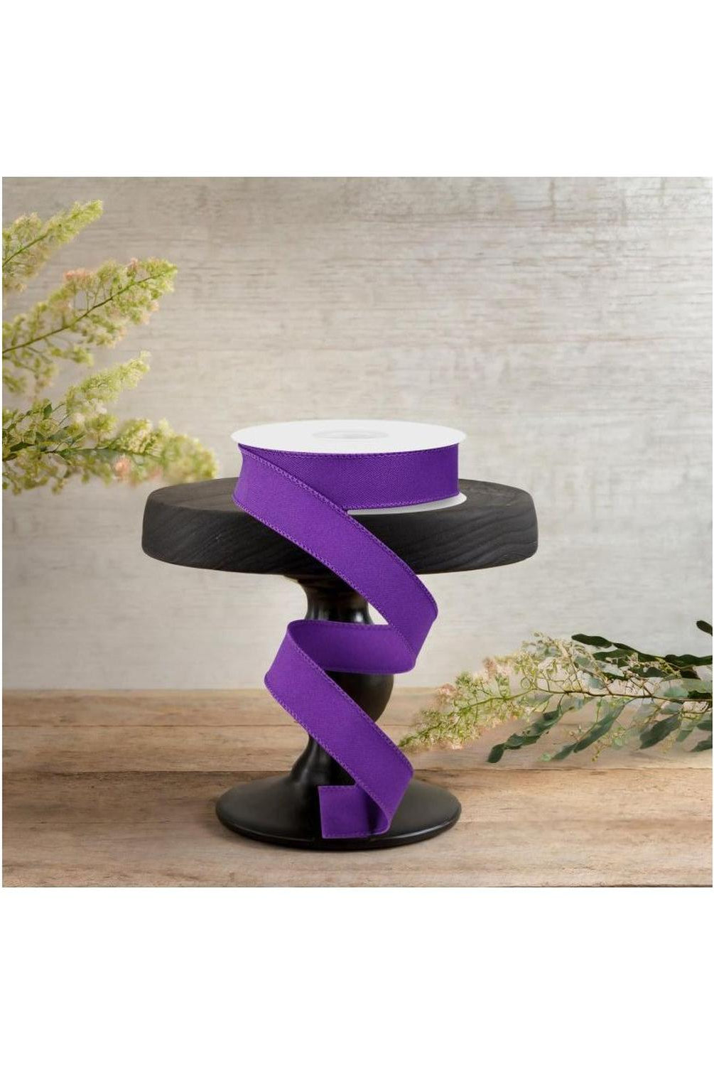 Shop For 7/8" Diagonal Weave Ribbon: Purple (10 Yards)