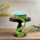 Shop For 7/8" Glitter Vertical Stripe Ribbon: Lime Green (10 Yards)