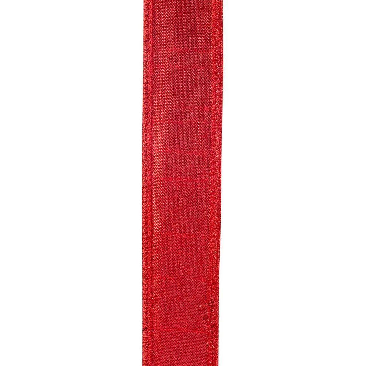 Shop For 7/8 inch Metallic Dupioni Ribbon: Red (10 Yards)