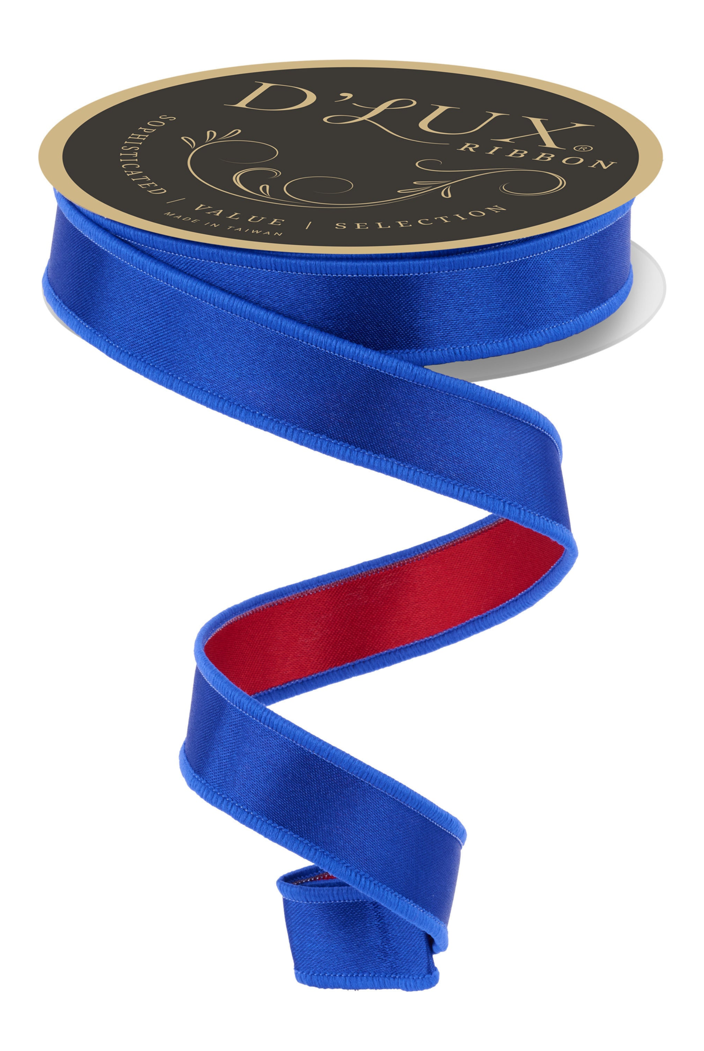 Shop For 7/8" Satin Fused Ribbon: Blue/Red (10 Yards)