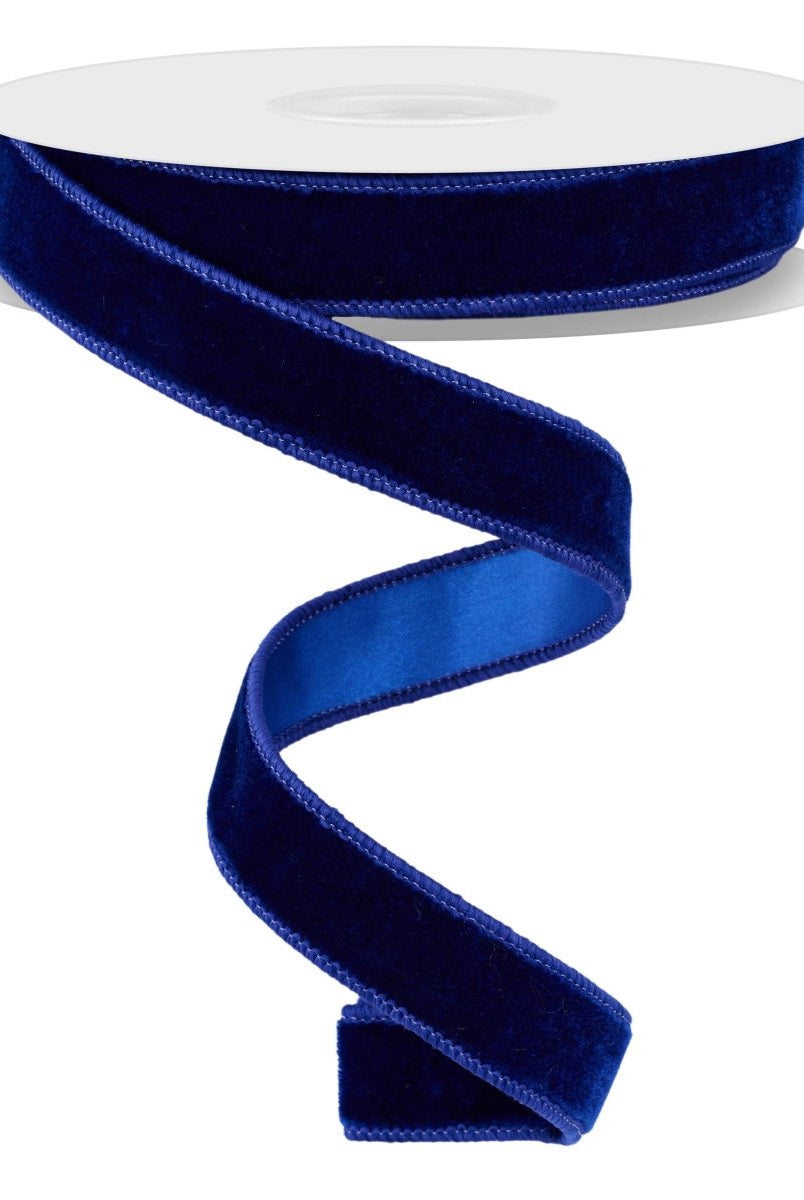 Shop For 7/8in Deluxe Velvet Ribbon: Royal Blue (10 Yard)