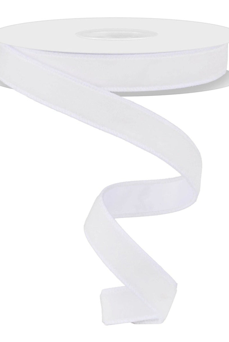 Shop For 7/8in Deluxe Velvet Ribbon: White (10 Yard)