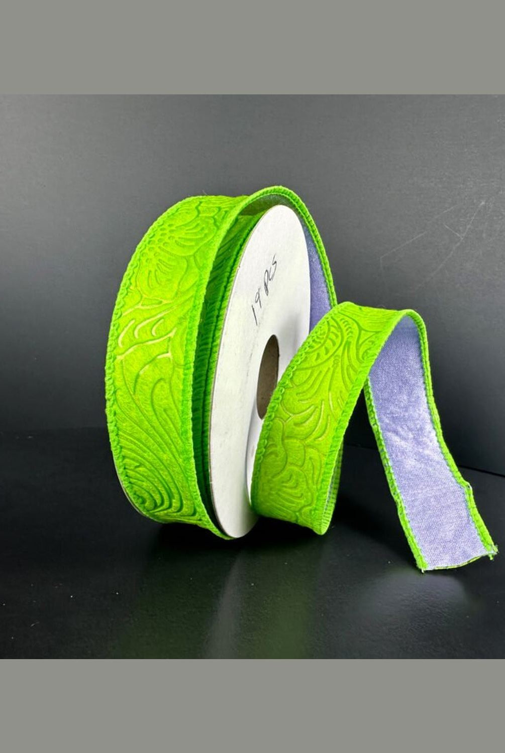 Shop For 7/8in Flower Breeze & Dupioni Ribbon: Lime & Lavender (10 Yards)