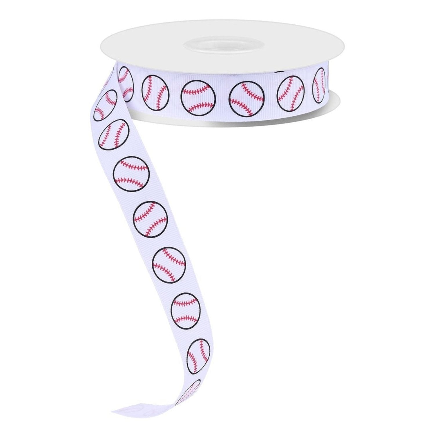 Shop For 7/8in Grosgrain Non - Wired Baseball Ribbon (25 yards)