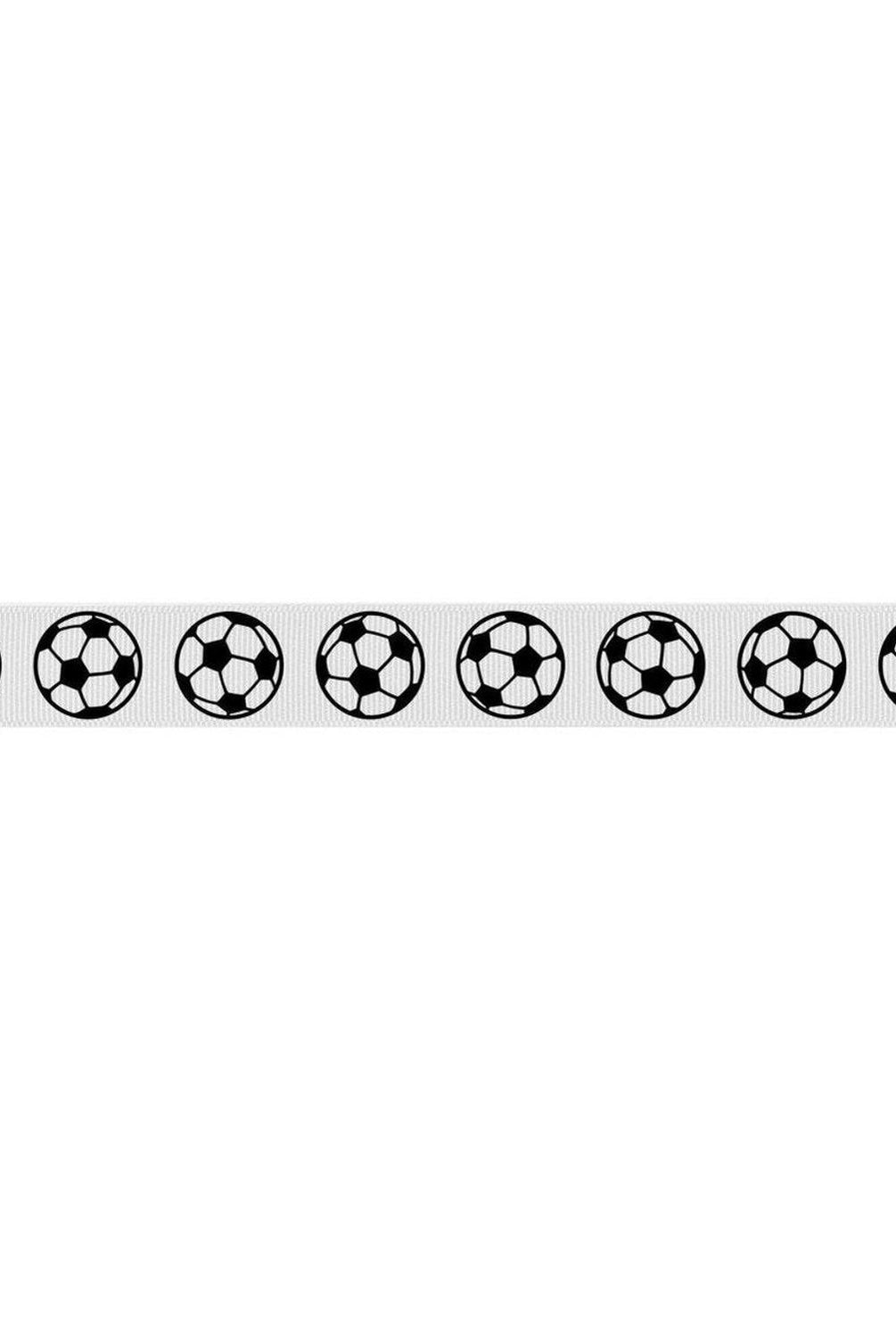 Shop For 7/8in Grosgrain Non - Wired Soccer Ribbon (25 yards)