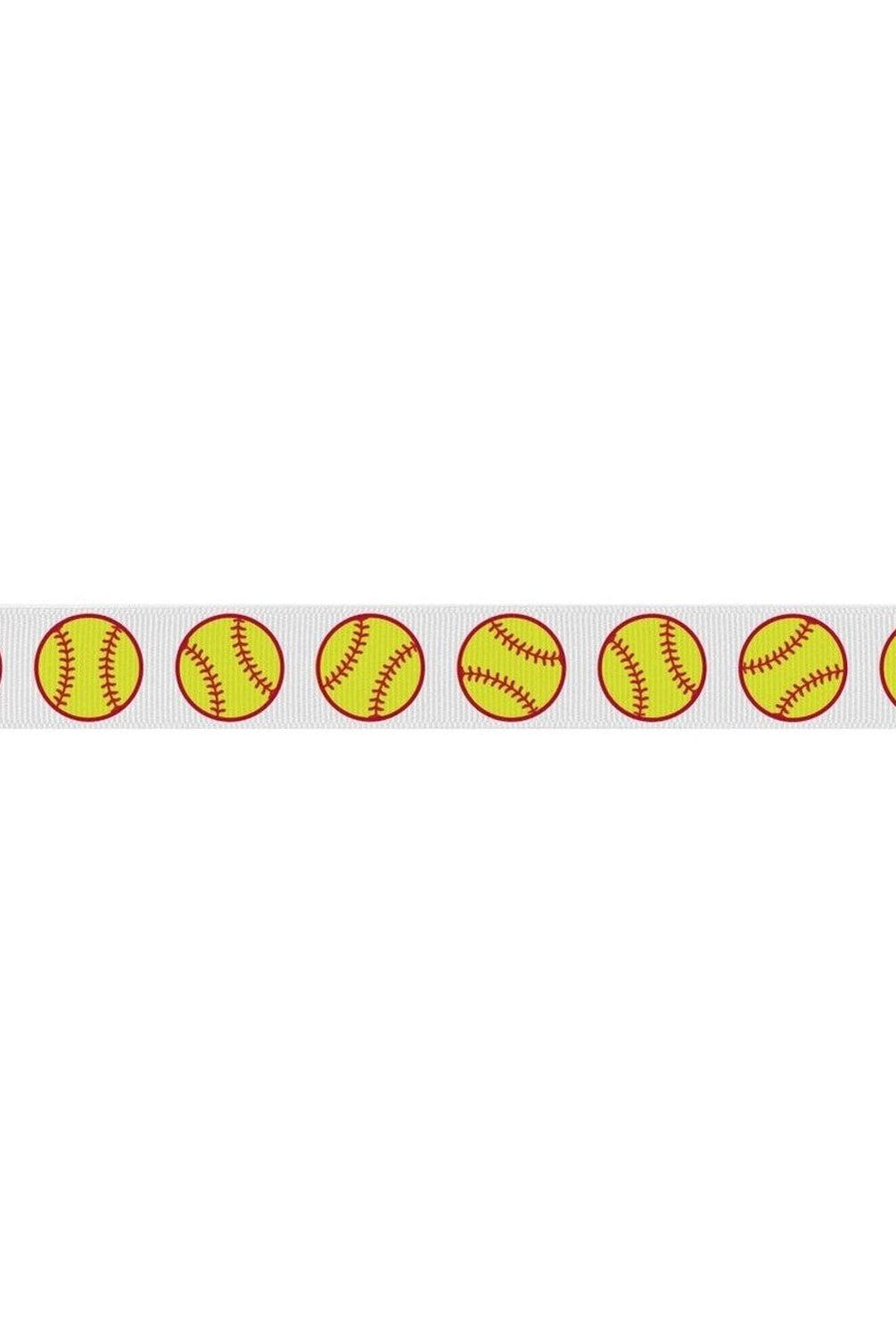 Shop For 7/8in Grosgrain Non - Wired Softball Ribbon (25 yards)