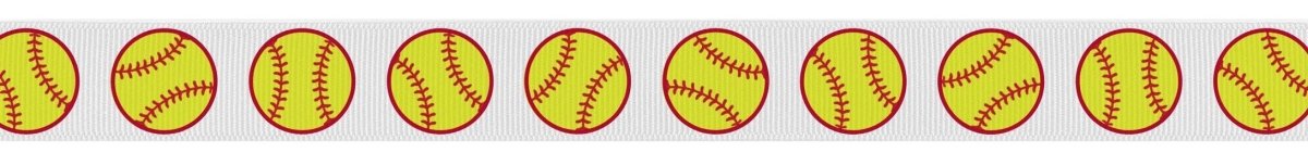 Shop For 7/8in Grosgrain Non - Wired Softball Ribbon (25 yards)