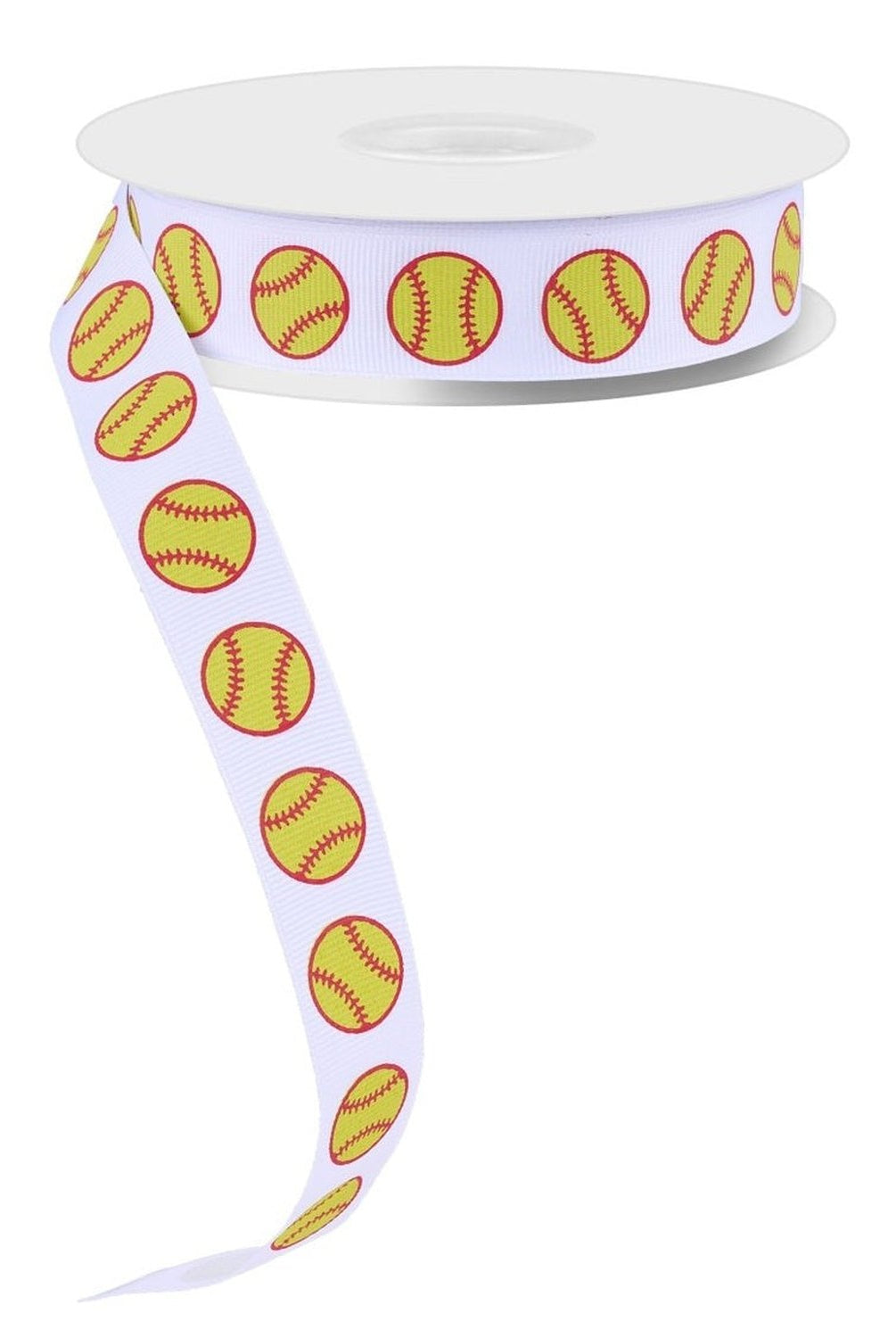 Shop For 7/8in Grosgrain Non - Wired Softball Ribbon (25 yards)