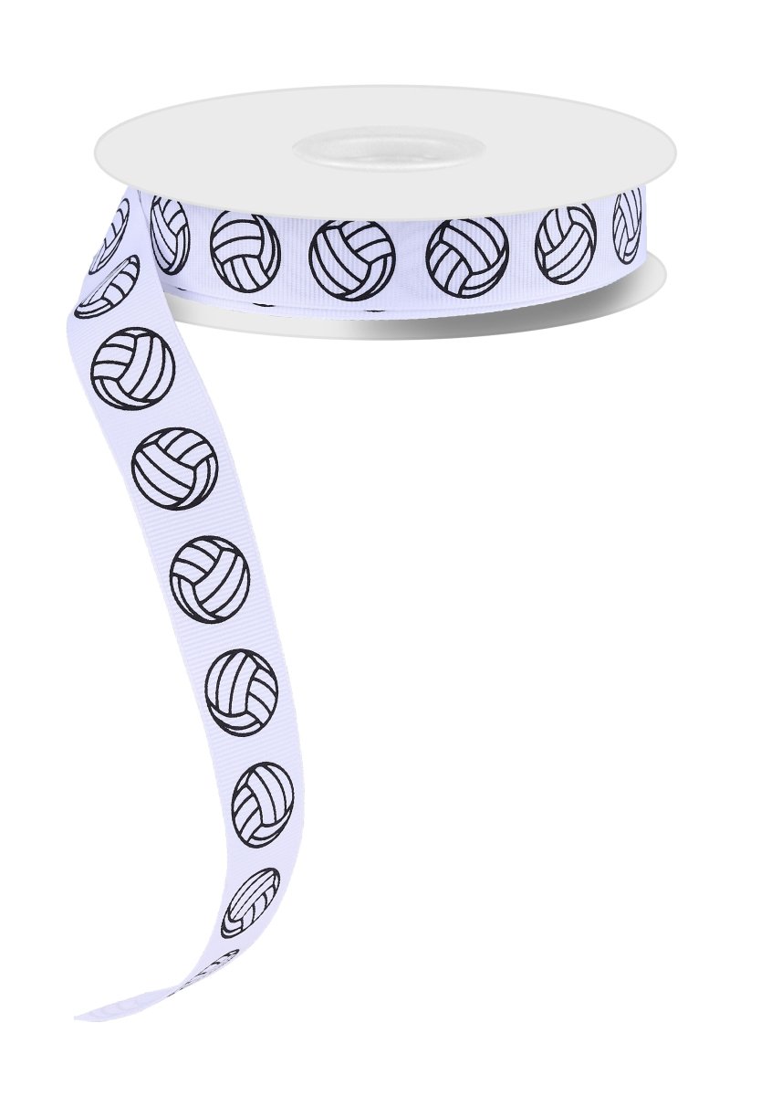 Shop For 7/8in Grosgrain Non - Wired Volleyball Ribbon (25 yards)