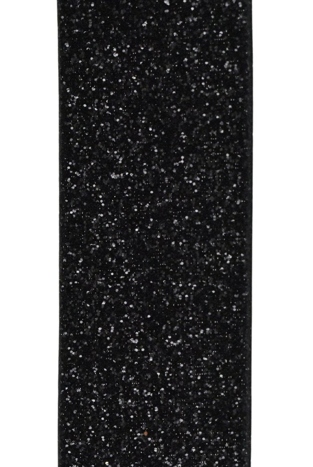 Shop For 7/8in Metallic Glitter Ribbon Non Wired: Black (25 Yards)