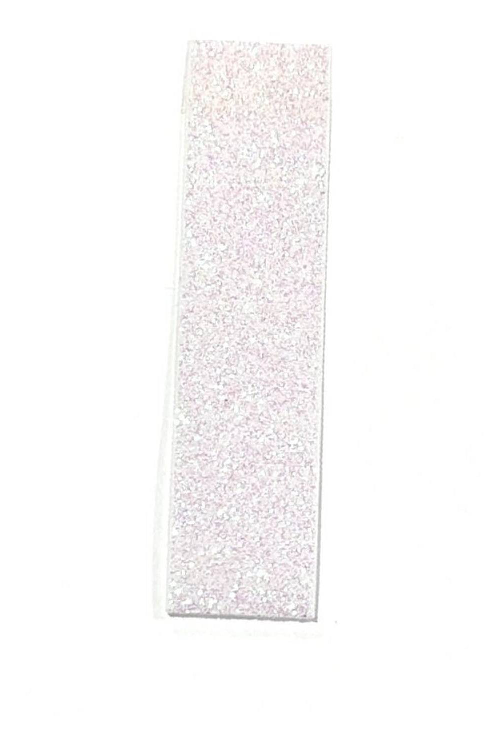 Shop For 7/8in Metallic Glitter Ribbon Non Wired: White/Irid (25 Yards)