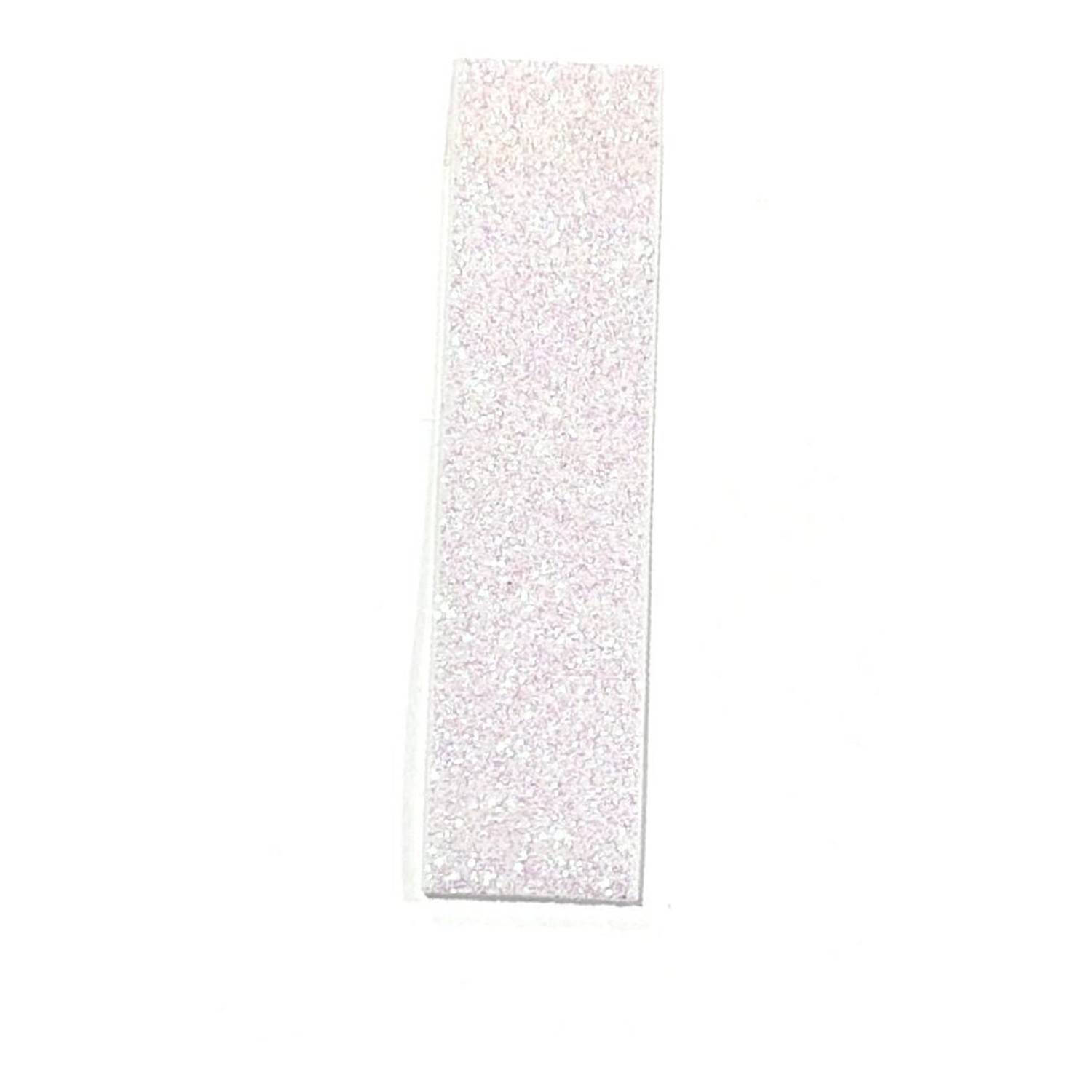 Shop For 7/8in Metallic Glitter Ribbon Non Wired: White/Irid (25 Yards)