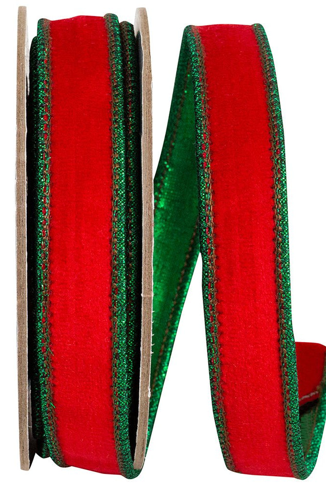 Shop For 7/8in Red Emerald 2 Tone Ribbon (5 Yards)