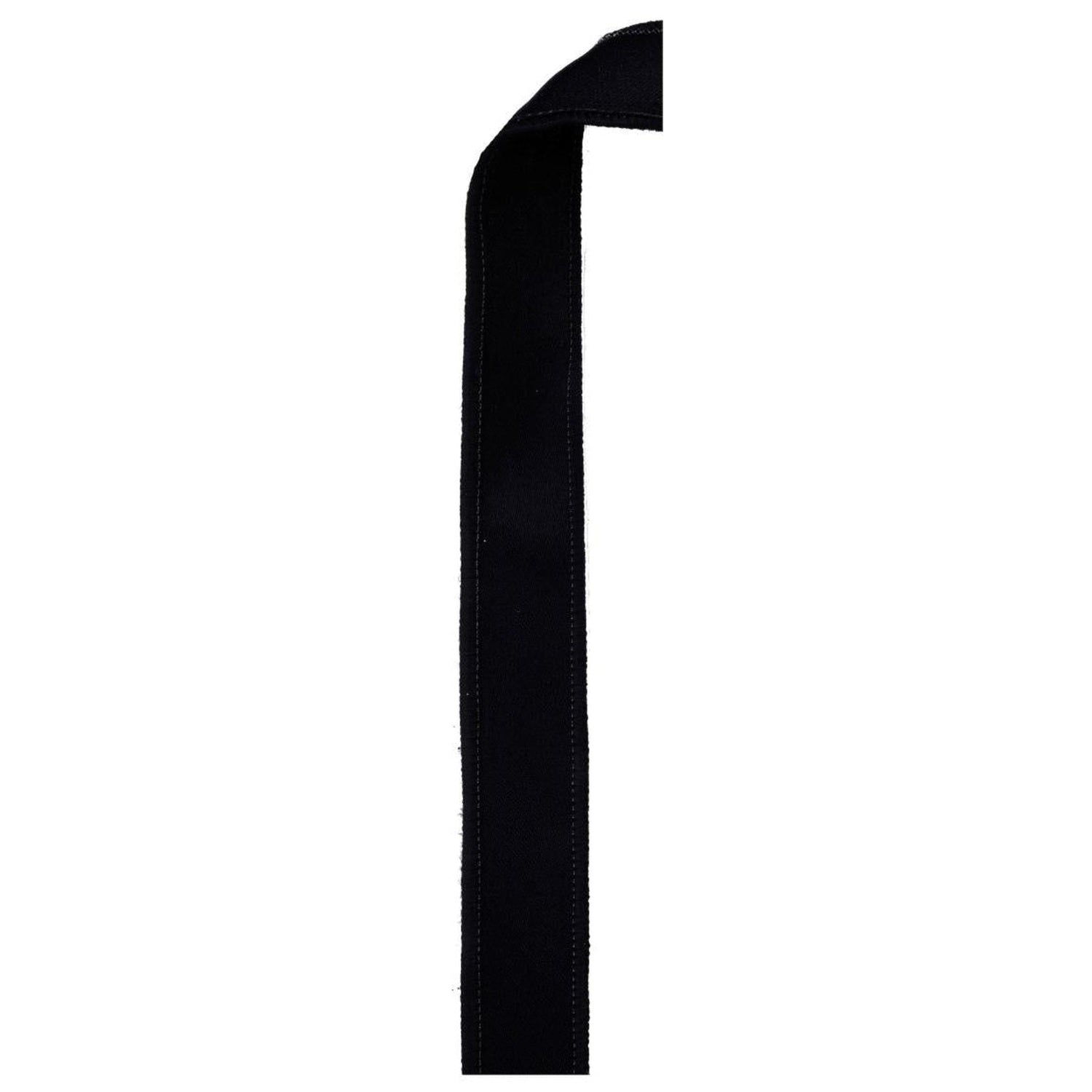 7/8in Satin Fused Ribbon: Black (10 Yards)