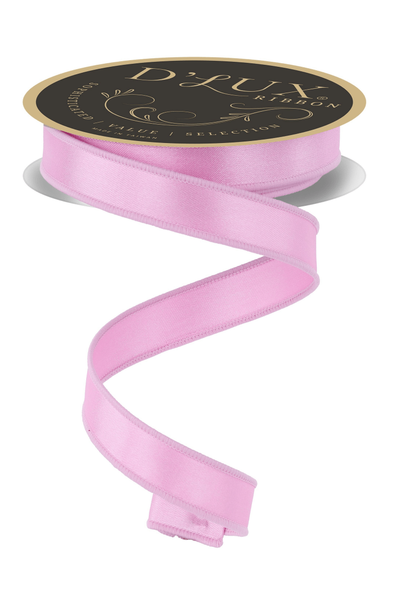 Shop For 7/8in Satin Fused Ribbon: Bright Pink (10 Yards)