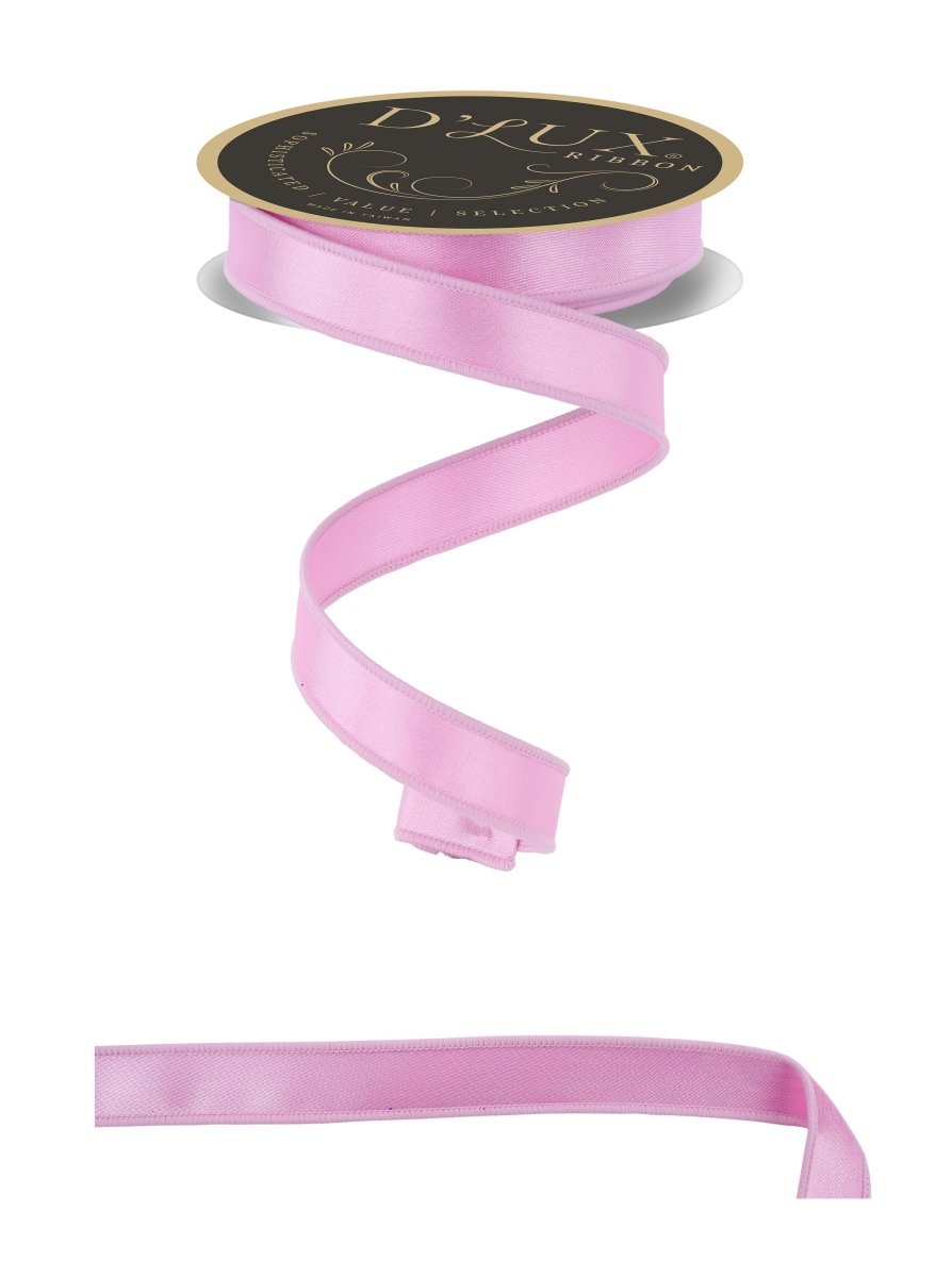 Shop For 7/8in Satin Fused Ribbon: Bright Pink (10 Yards)