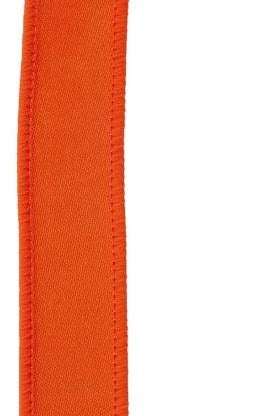 Shop For 7/8in Satin Fused Ribbon: Orange (10 Yards)