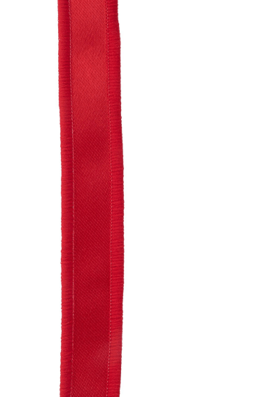 Shop For 7/8in Satin Fused Ribbon: Red (10 Yards)