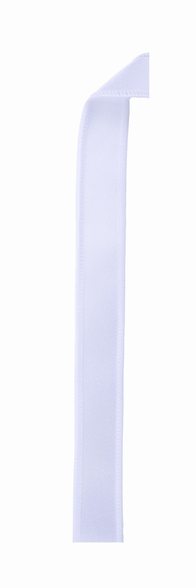 Shop For 7/8in Satin Fused Ribbon: White (10 Yards)