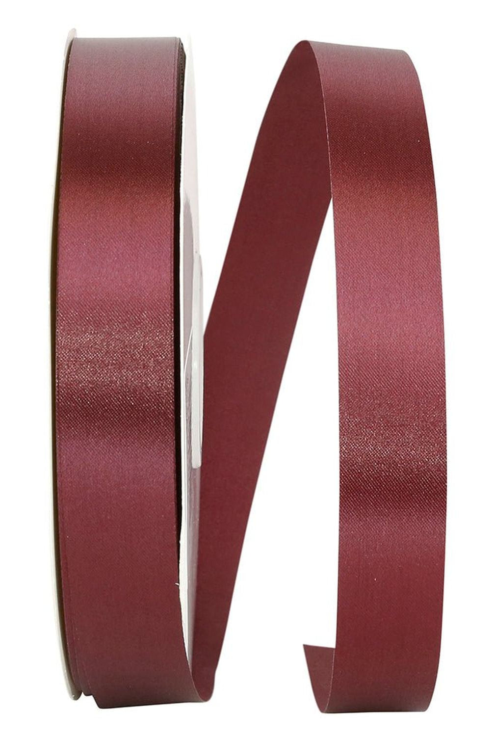 Shop For 7/8in Satin Supreme Non - Wired Ribbon: Burgundy (100 Yards)
