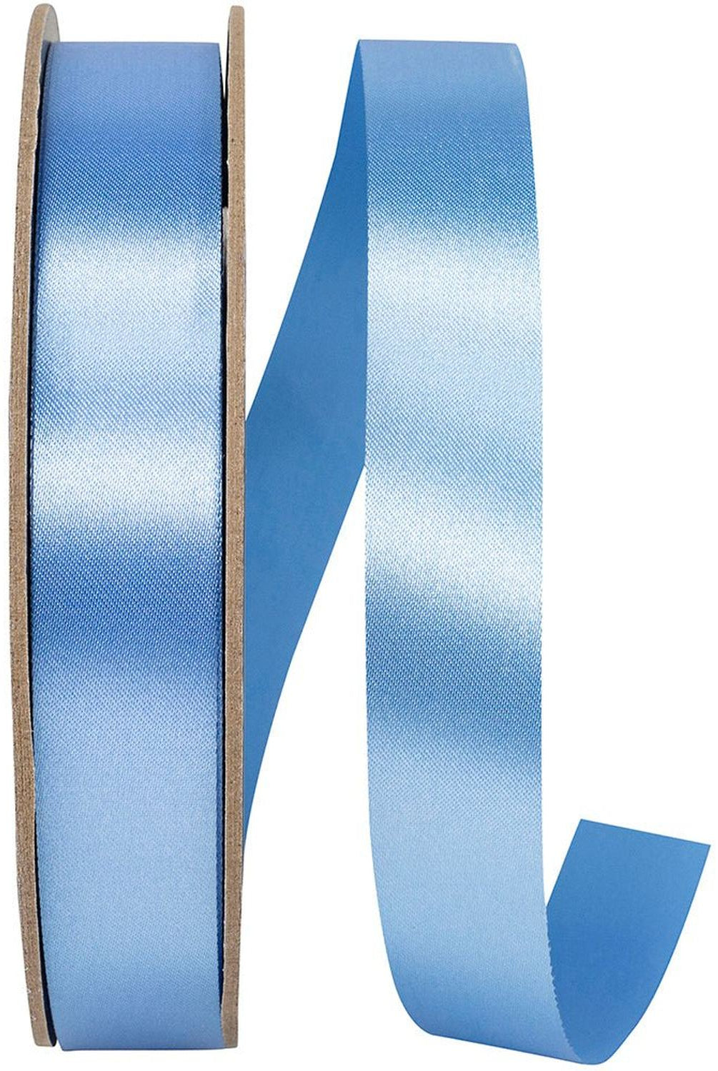 Shop For 7/8in Satin Supreme Non - Wired Ribbon: Columbia Blue (100 Yards)