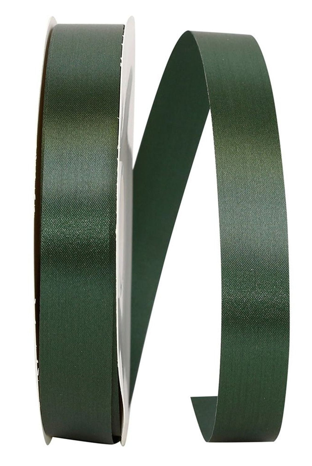 Shop For 7/8in Satin Supreme Non - Wired Ribbon: Hunter Green (100 Yards)