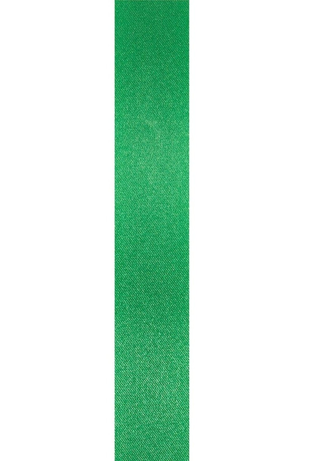 Shop For 7/8in Satin Supreme Non - Wired Ribbon: Kelly Green (100 Yards)