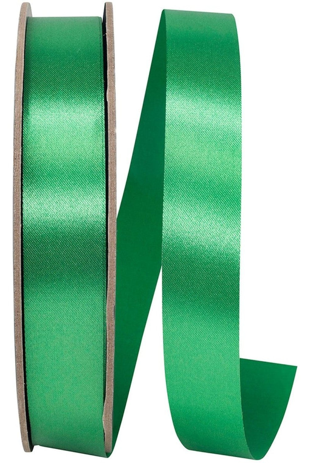 Shop For 7/8in Satin Supreme Non - Wired Ribbon: Kelly Green (100 Yards)