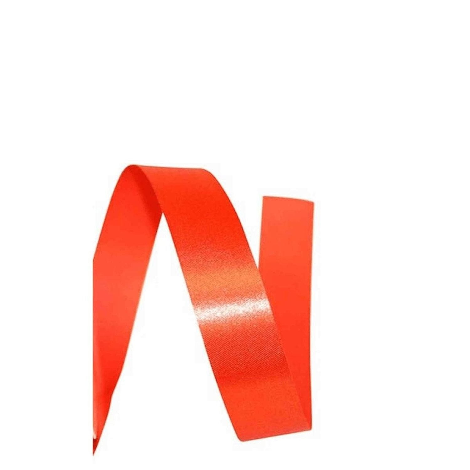 Shop For 7/8in Satin Supreme Non - Wired Ribbon: Orange (100 Yards)