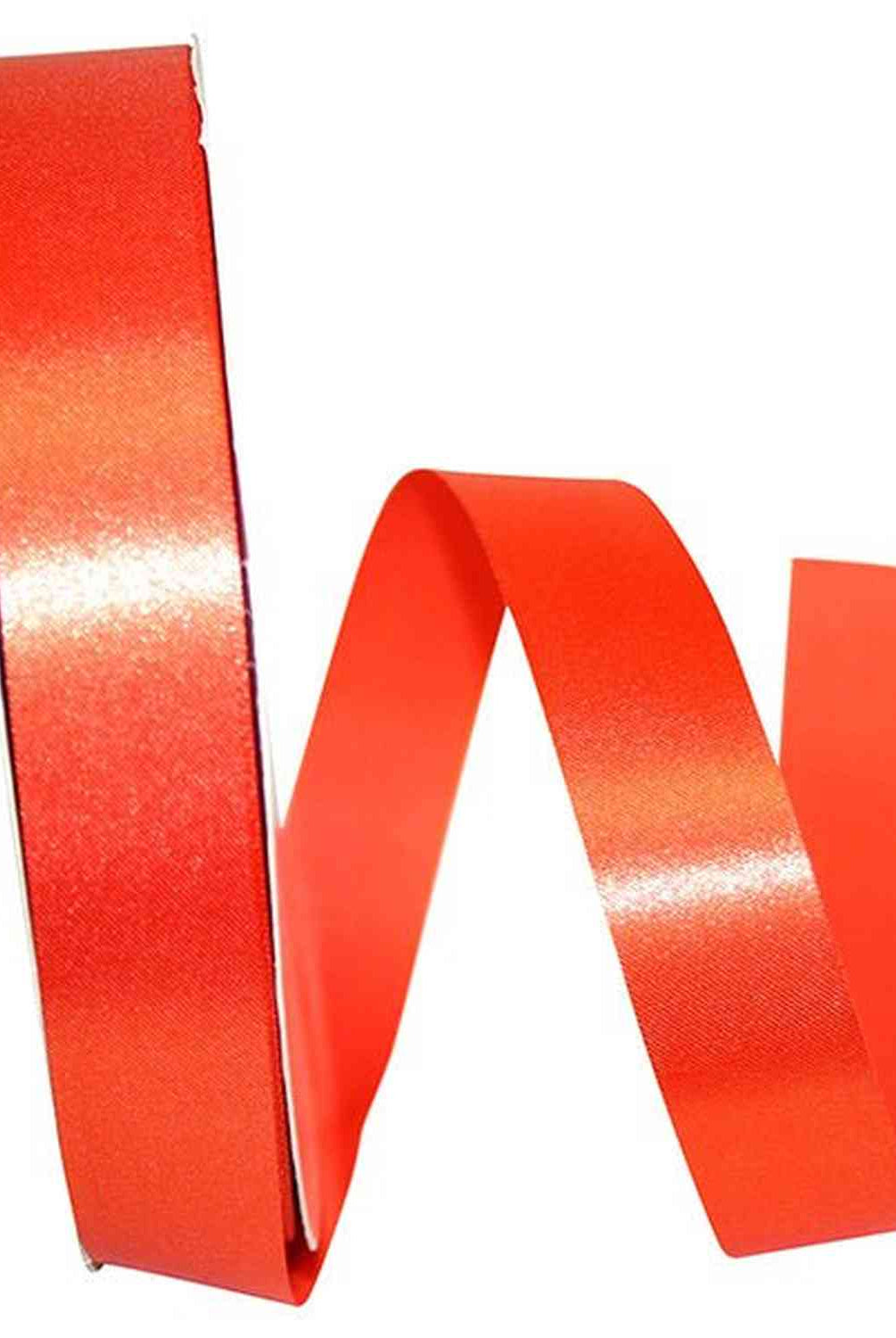 Shop For 7/8in Satin Supreme Non - Wired Ribbon: Orange (100 Yards)